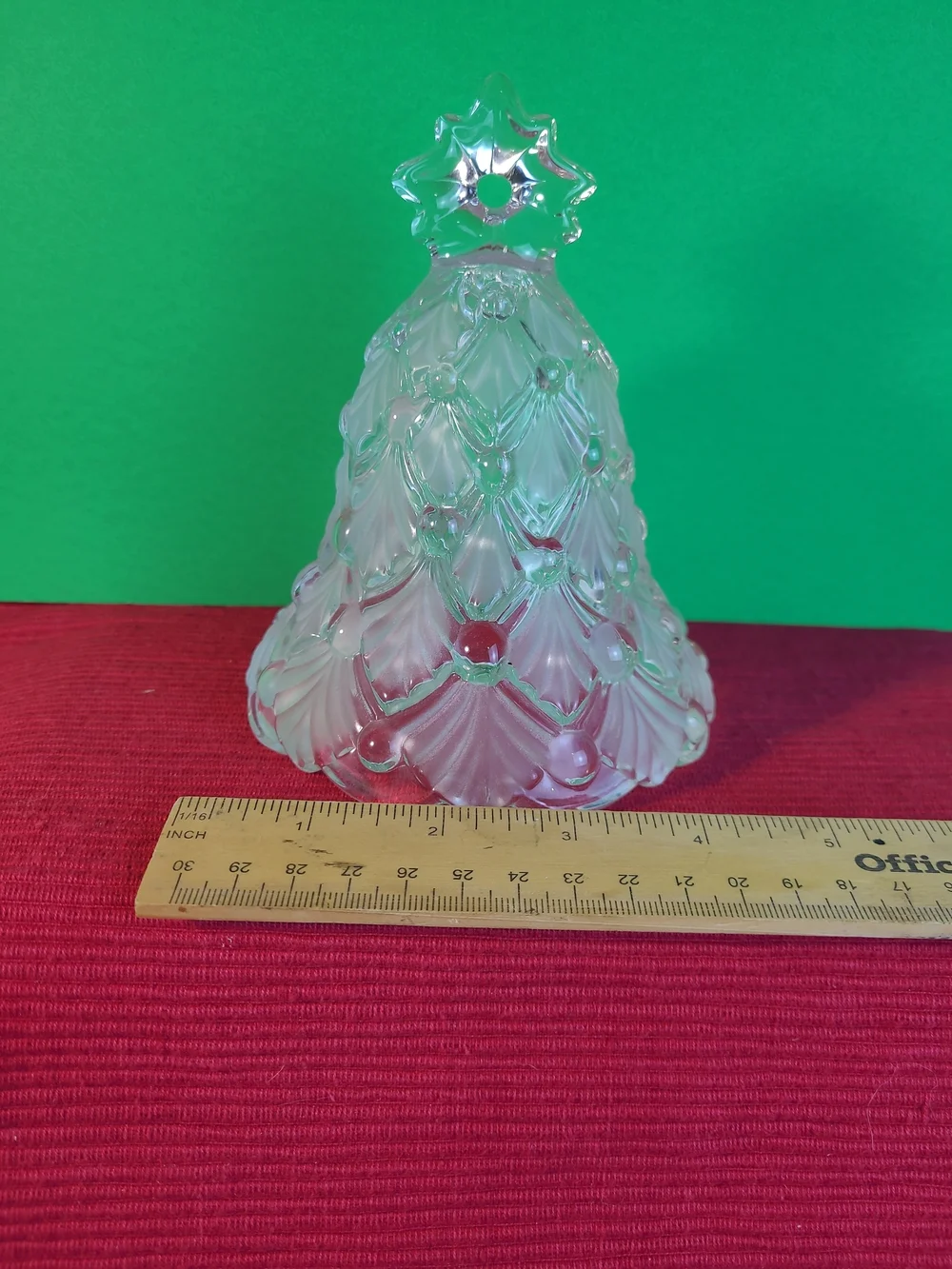 Mikasa Winter Dreams Crystal Christmas Bell Made In Germany